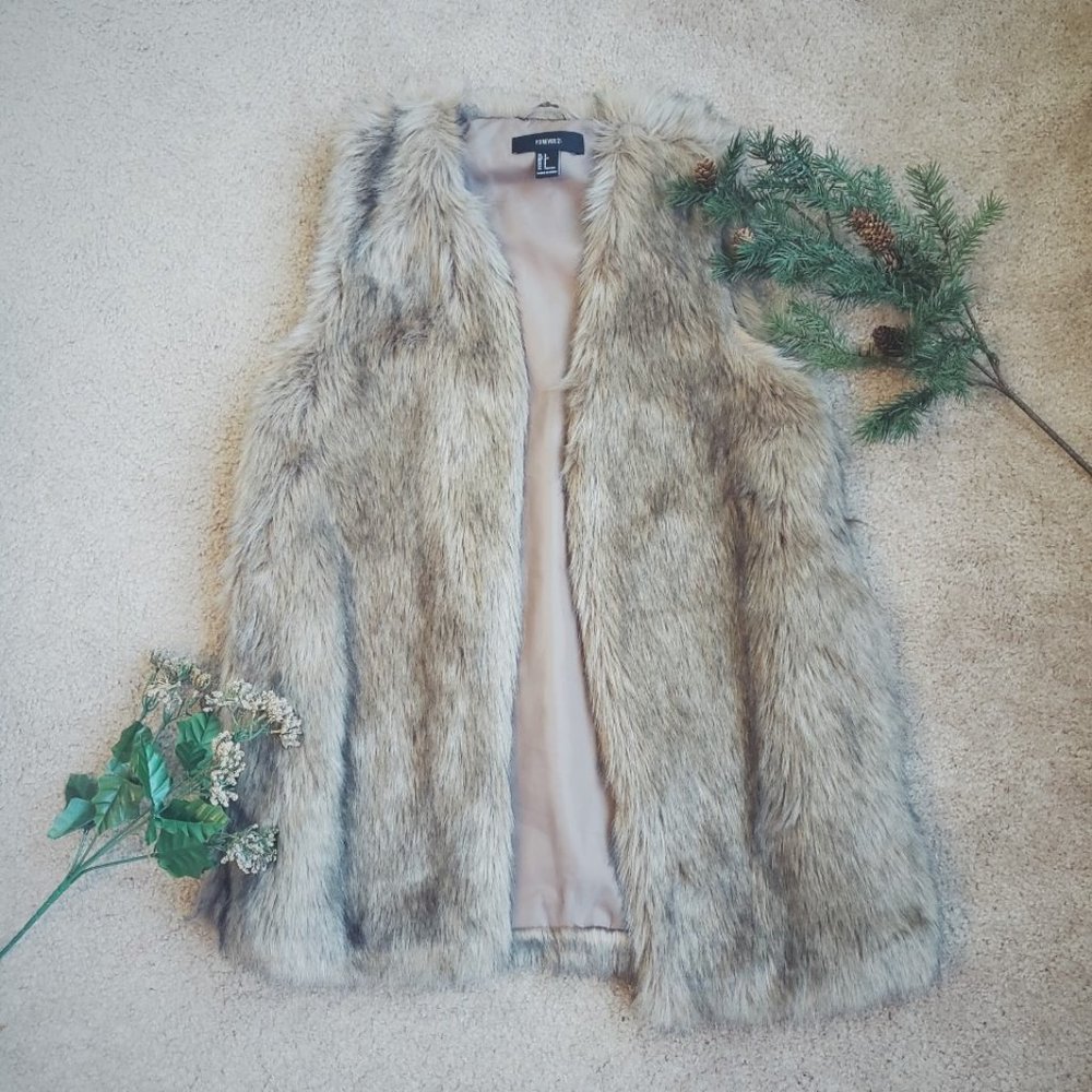 Brown Fur Vest